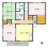 グリーンパーク木村Ⅰ・Ⅱ　　　　 3DKの間取り