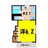 Ｍハイツ 1Kの間取り