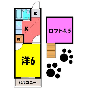 間取図 セイラＢＯＸ井野（高崎市井野町）