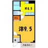 サンハイツＴＫ 1Kの間取り