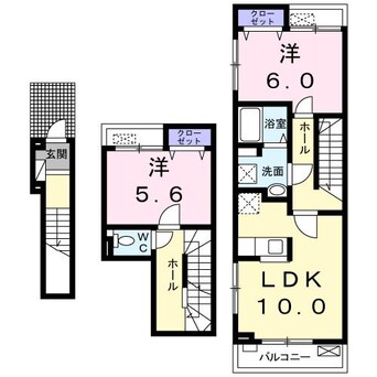 間取図 フェリーチェ（前橋市東善町）