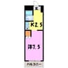 ダイアパレス前橋平和町（410） 1Kの間取り
