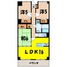 ローズガーデン前橋 3LDKの間取り