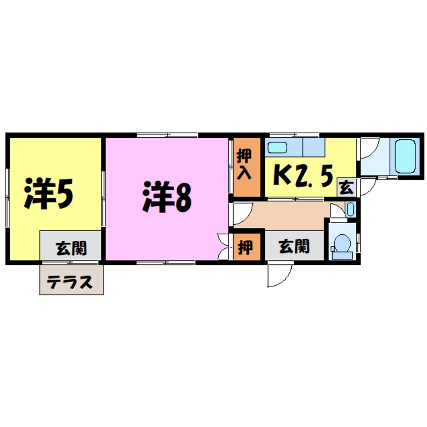 間取図 大胡店舗付き住宅（前橋市大胡町）