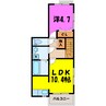 ルノン上新田　(前橋市上新田町) 1LDKの間取り