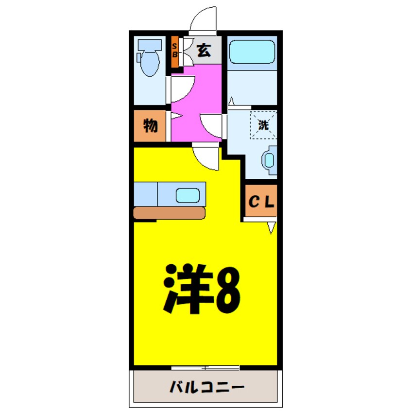 間取図 サニーヒル（前橋市上小出町）