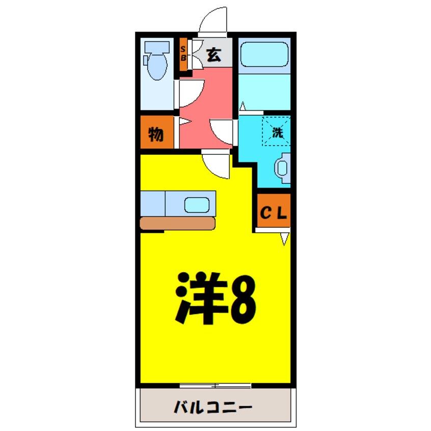 間取図 サニーヒル（前橋市上小出町）