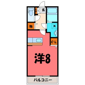 間取図 サニーヒル（前橋市上小出町）