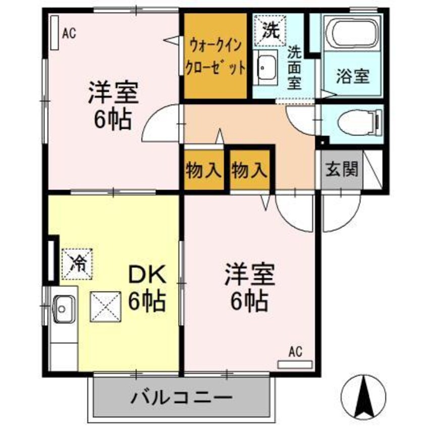 間取図 グランドゥール（高崎市中泉町）