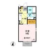 アイリスB　 1Kの間取り