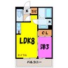 シルキーコート（藤岡市藤岡） 1LDKの間取り