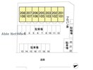 敷地の配置図 グレーシア（高崎市宮原町）