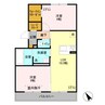ケントA 2LDKの間取り