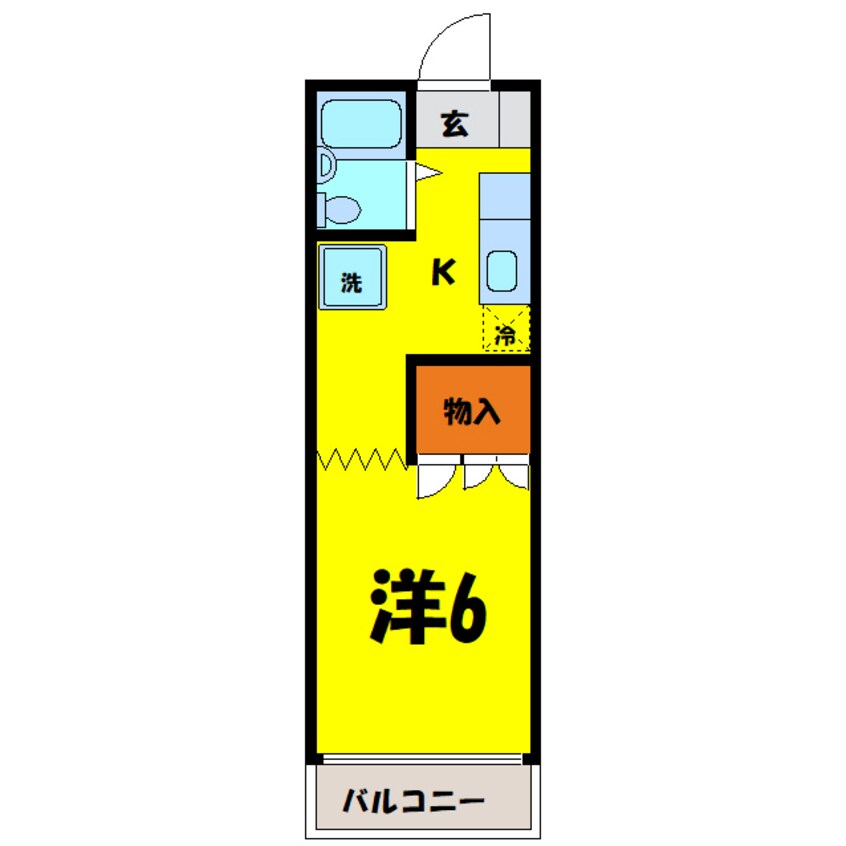 間取図 南シティハイツ（高崎市南町）