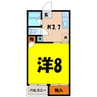 沼田ハイツ 1Kの間取り
