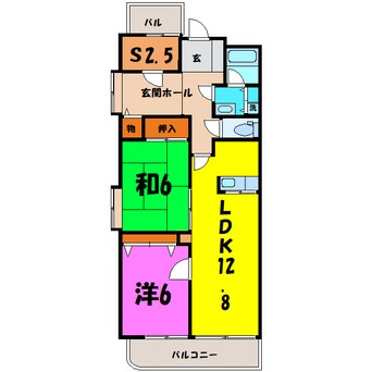 間取図 RM2 高崎（高崎市八島町）