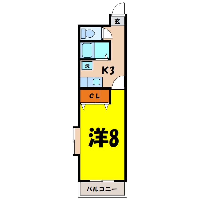 間取図 シャルマン小鳥（高崎市下小鳥町）