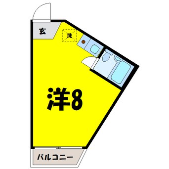 間取図 まちだ・どぅ12番館（高崎市大橋町）