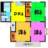 Castleいいづか B ～キャッスルいいづか～ 3DKの間取り