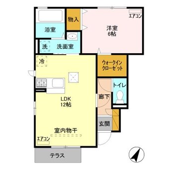 間取図 アンジュ（高崎市八千代町）