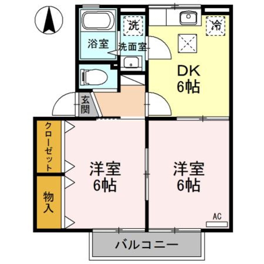 間取図 御料所ガーデン　(高崎市上並榎町)