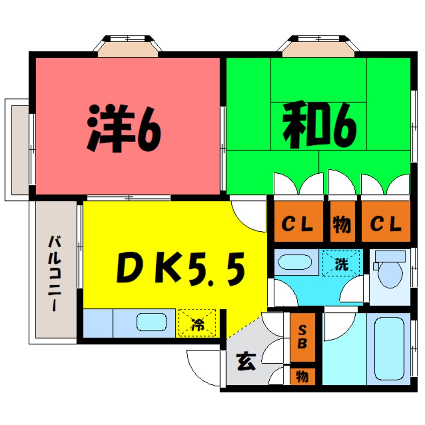間取図 ドミール井野