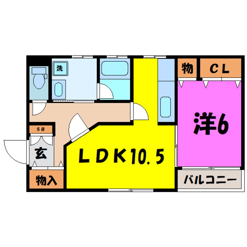 間取図 PRECIOUS DEAL A/B（高崎市和田多中町）