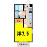 メゾン・フレッサ（高崎市上中居町） 1Kの間取り