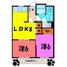 ロイヤル88（高崎市江木町） 2LDKの間取り