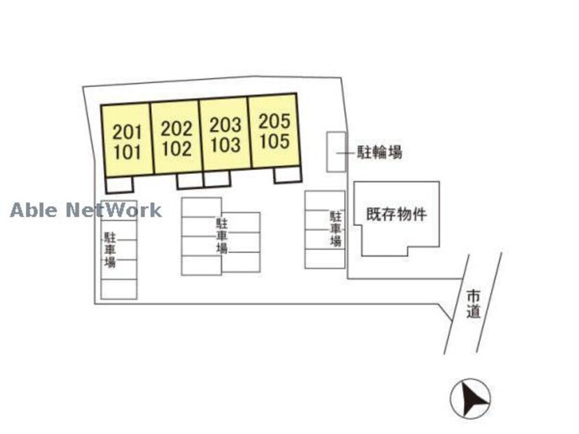 敷地の配置図 ソナ・ヴェルデ
