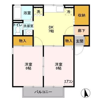 間取図 ハウゼ・K