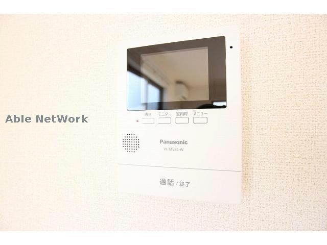 女性も安心のTVモニター付きインターホン メゾン　ファミールⅠ（高崎市東貝沢町）