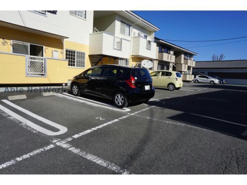 敷地内駐車場 ドミールB（高崎市井野町）