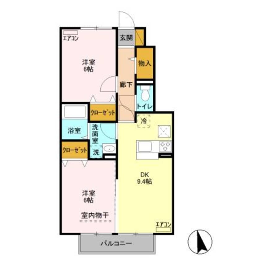 間取図 サンモールA