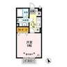 ヴィクトワール 1Kの間取り