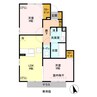 ＣＯＷＺ（高崎市剣崎町） 2LDKの間取り
