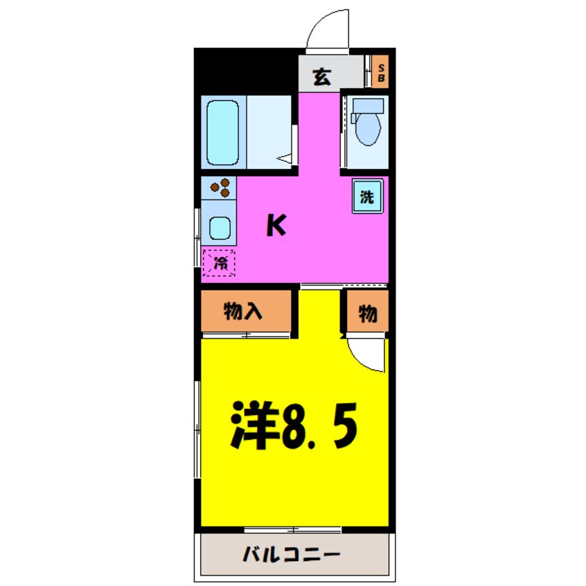 間取図 ビハーラ（高崎市江木町）