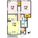 プレシャス藤岡　A棟の間取図