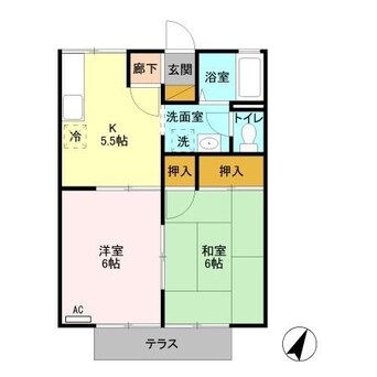 間取図 セジュールくらがの（高崎市倉賀野町）