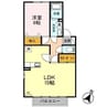 リビングタウン西浦Ａ/Ｂ/Ｃ/Ｄ/Ｅ 1LDKの間取り