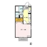 ルーチェB 1Kの間取り