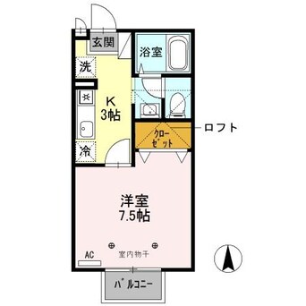 間取図 ルーチェB（高崎市中居町）