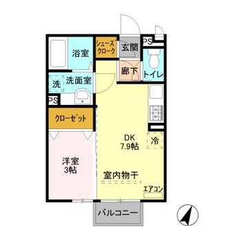 間取図 ボンヌ　ジュルネ（高崎市棟高町）