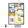 LaLa T･M 1DKの間取り
