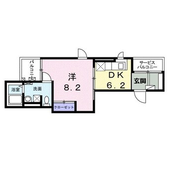 間取図 グランコーナ高崎(高崎市和田町)