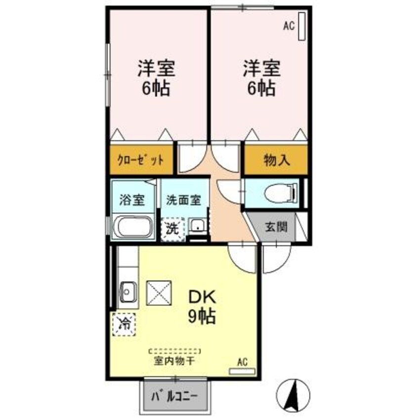 間取図 エスポワール（藤岡市森）