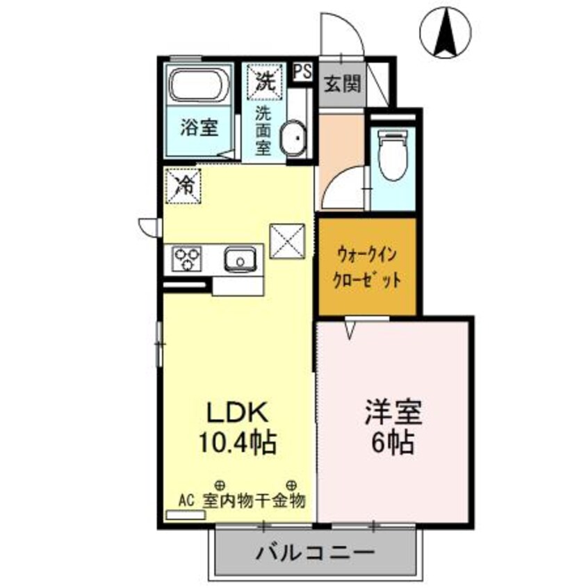 間取図 サイレント（高崎市日高町）