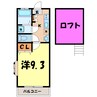 コンフォート高崎 1Kの間取り