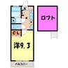 コンフォート高崎 1Kの間取り