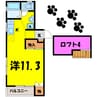 Jハウス 1Rの間取り